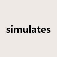 simulates是什么意思