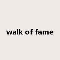 walk of fame是什么意思