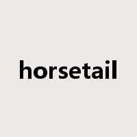 horsetail是什么意思