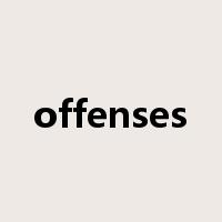 offenses是什么意思
