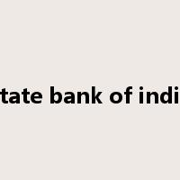 state bank of india是什么意思