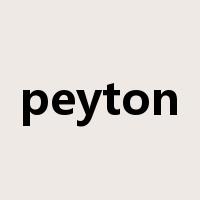 peyton是什么意思