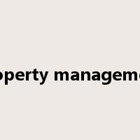 property management是什么意思