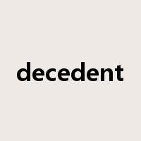 decedent是什么意思