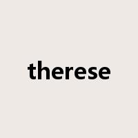 therese是什么意思