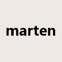 marten是什么意思