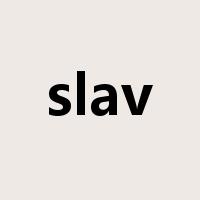 slav是什么意思