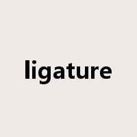 ligature是什么意思