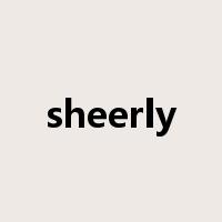 sheerly是什么意思