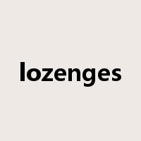 lozenges是什么意思