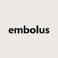 embolus是什么意思
