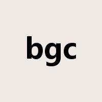 bgc是什么意思