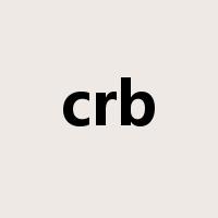 crb是什么意思