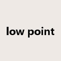 low point是什么意思