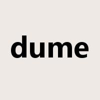 dume是什么意思