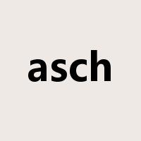 asch是什么意思