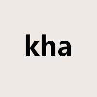 kha是什么意思