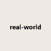 real-world是什么意思