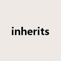 inherits是什么意思