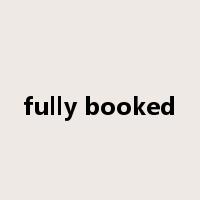 fully booked是什么意思