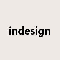 indesign是什么意思