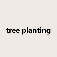 tree planting是什么意思