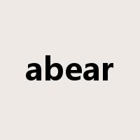 abear是什么意思