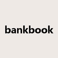 bankbook是什么意思