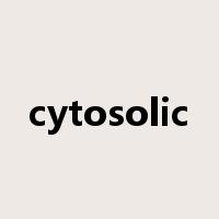 cytosolic是什么意思