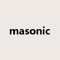 masonic是什么意思