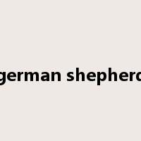 german shepherd是什么意思
