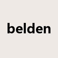 belden是什么意思