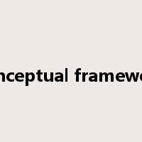 conceptual framework是什么意思