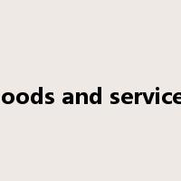 goods and services是什么意思
