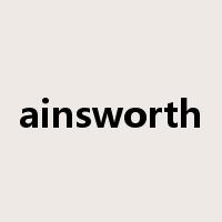 ainsworth是什么意思