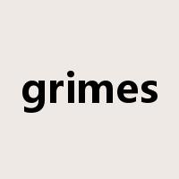 grimes是什么意思