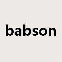 babson是什么意思