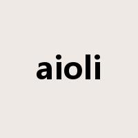 aioli是什么意思