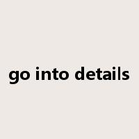 go into details是什么意思