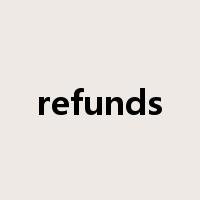 refunds是什么意思