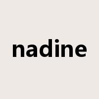 nadine是什么意思