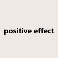 positive effect是什么意思