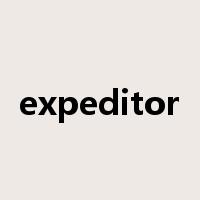 expeditor是什么意思