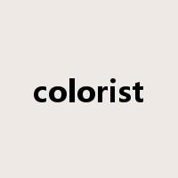 colorist是什么意思