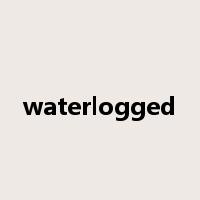 waterlogged是什么意思