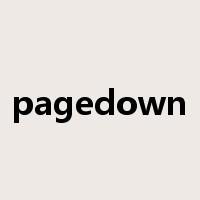 pagedown是什么意思