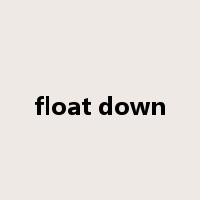 float down是什么意思