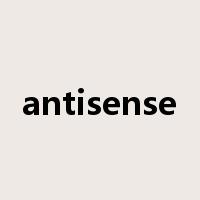 antisense是什么意思