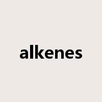 alkenes是什么意思
