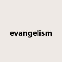 evangelism是什么意思